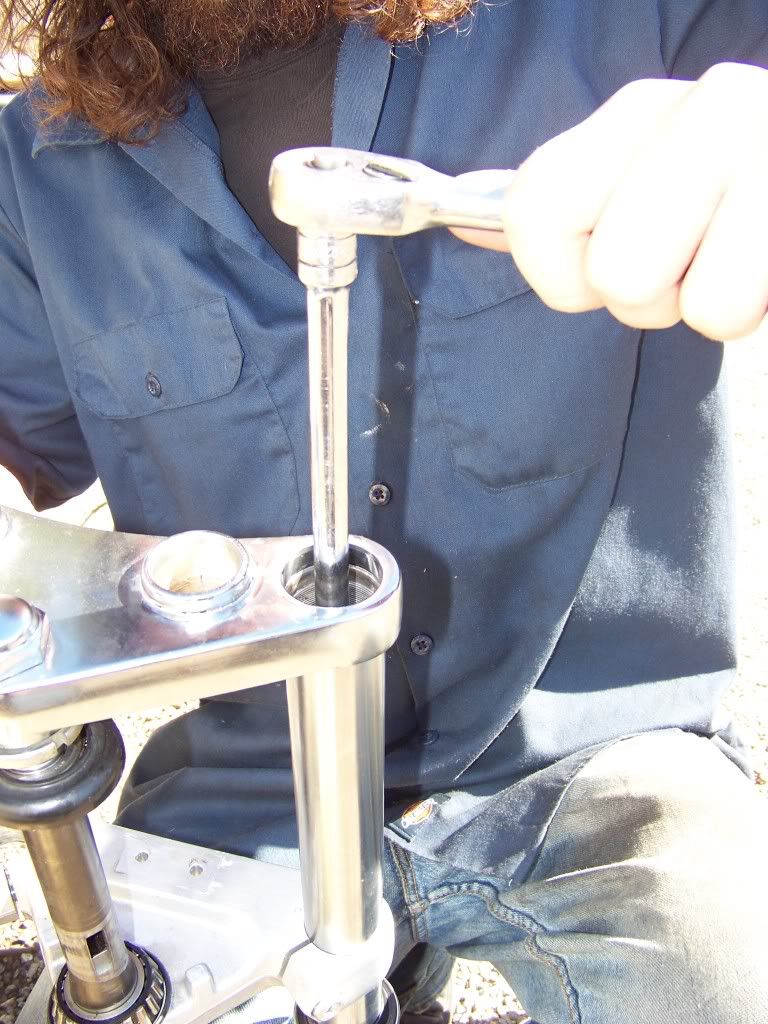 HOW TO Lower Suzuki Savage LS650 Forks